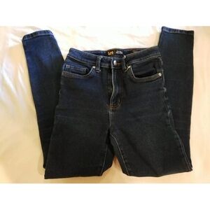 LEE Vintage Modern Blue Denim High Rise Waist Skinny Jeans Size 25 preowned.